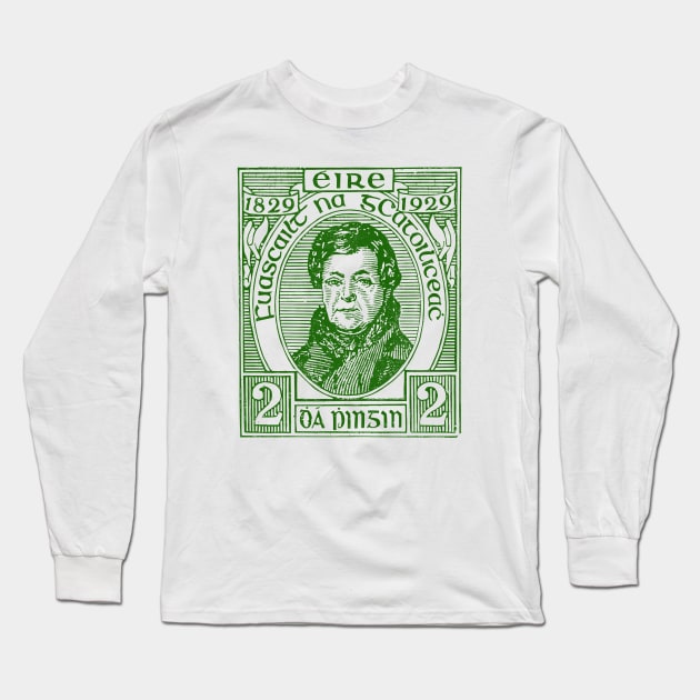 1929 Catholic Emancipation Centenary Long Sleeve T-Shirt by feck!